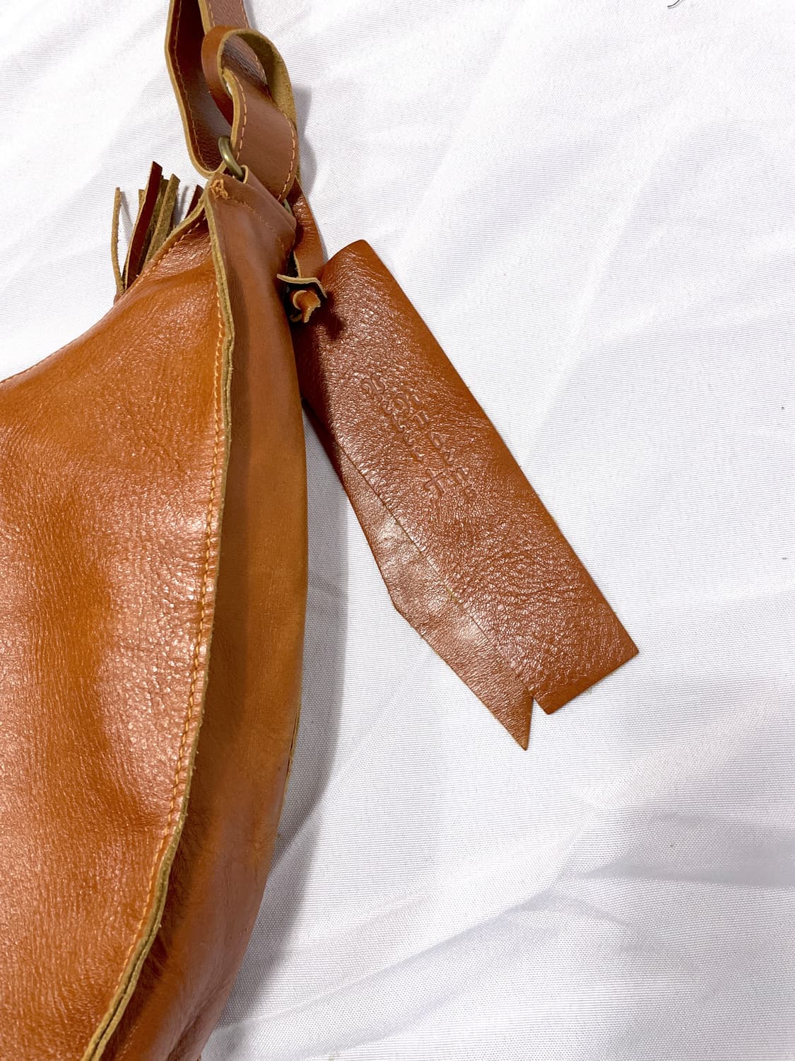 빈티지 리얼레더 호보 크로스백 상품이미지4