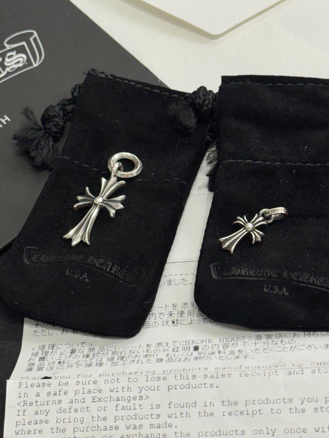 풀구성 크롬하츠 베이팻크로스 타이니크로스 두개팝니다 상품이미지3