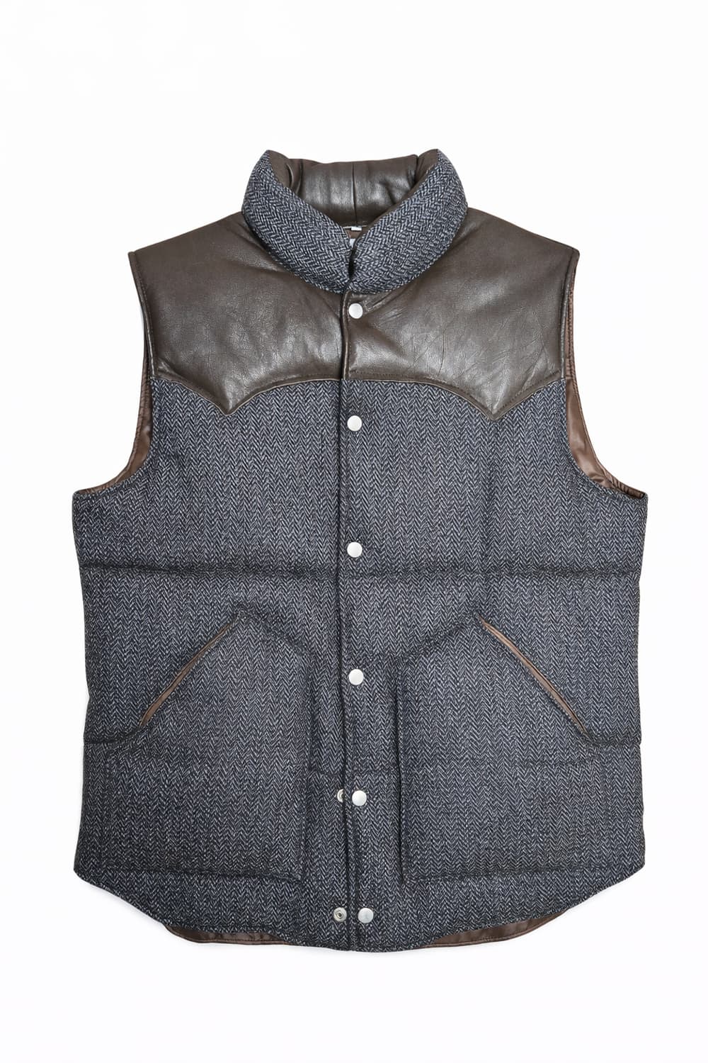 해리스트위드 퀼팅 베스트 상품이미지1