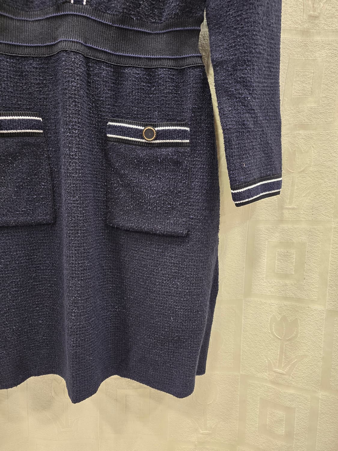 리스 REISS 네이비 니트 원피스 S 상품이미지5