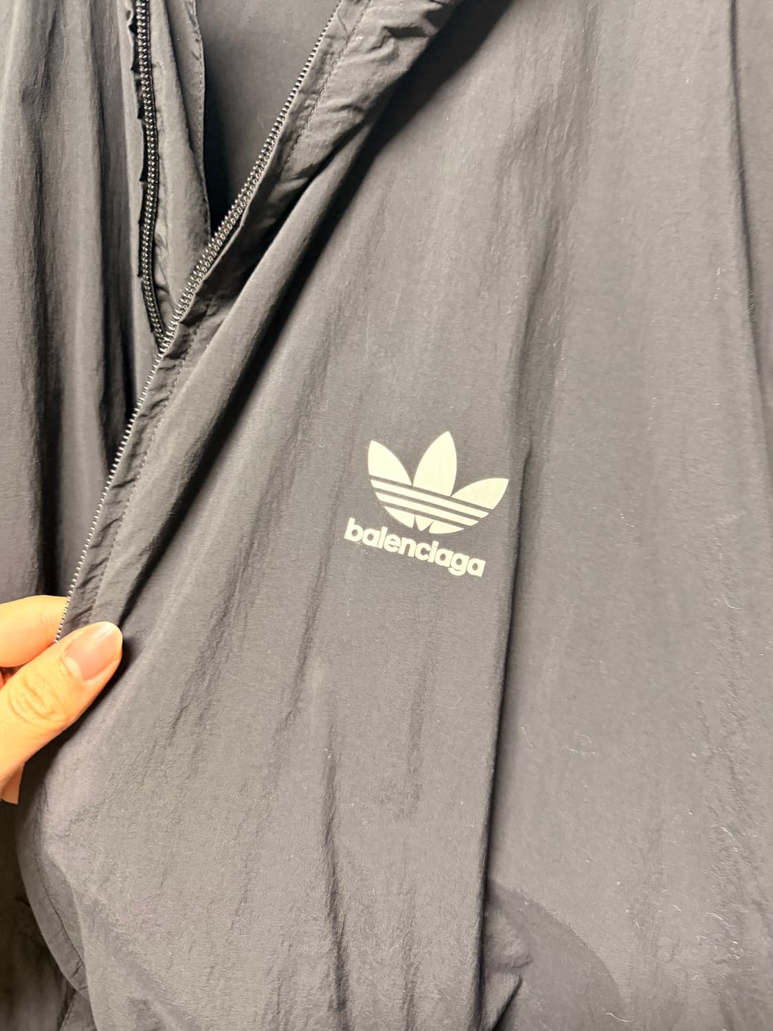 발렌시아가 아디다스 포플린 후드집업 L 상품이미지3