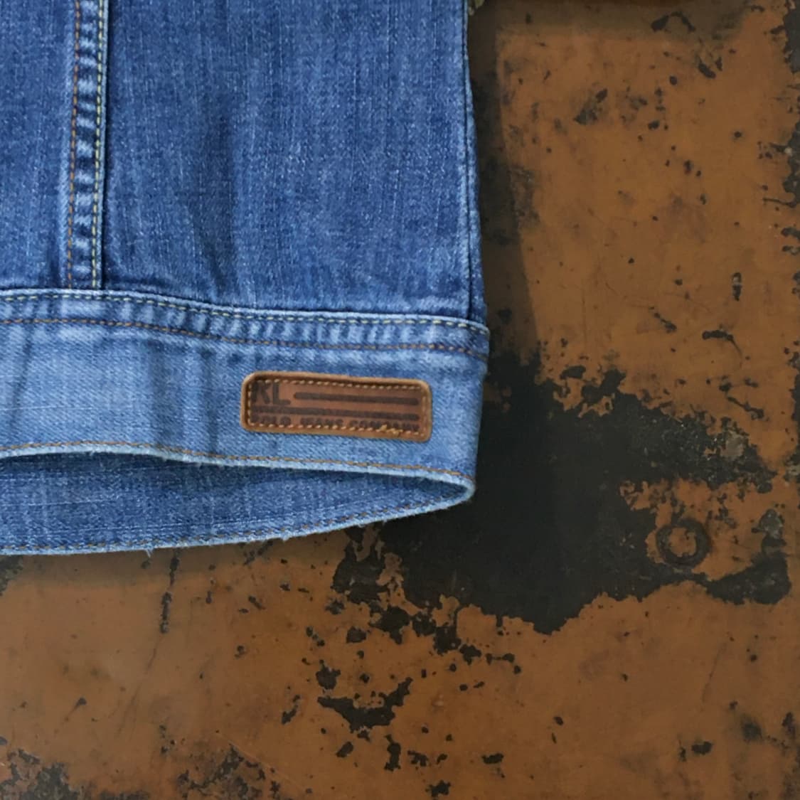 폴로랄프로렌 폴로진 4포켓 중청 데님 자켓 여성 44 사이즈 상품이미지7