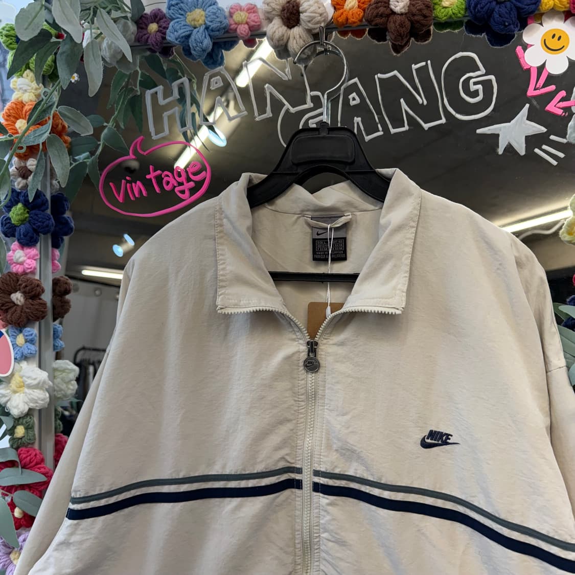 나이키 오버핏 올드스쿨 바람막이 상품이미지3