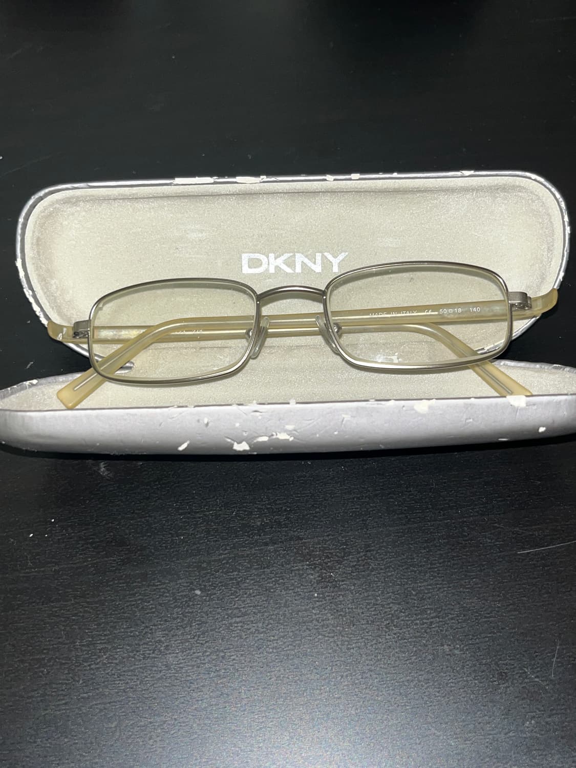 빈티지 DKNY 도나카란 뉴욕 메탈 스퀘어 안경 상품이미지6