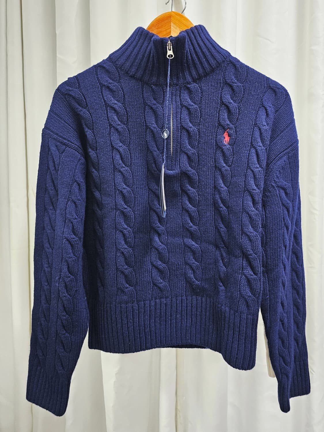 [폴로 여성 니트집업] 상품이미지2