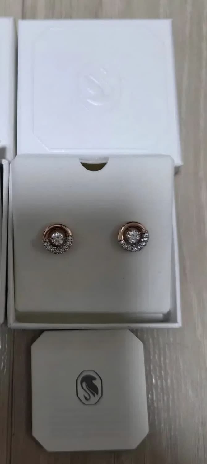 새제품)스와로브스키 덱스트라 크리스탈  입체 귀걸이 정품 상품이미지4