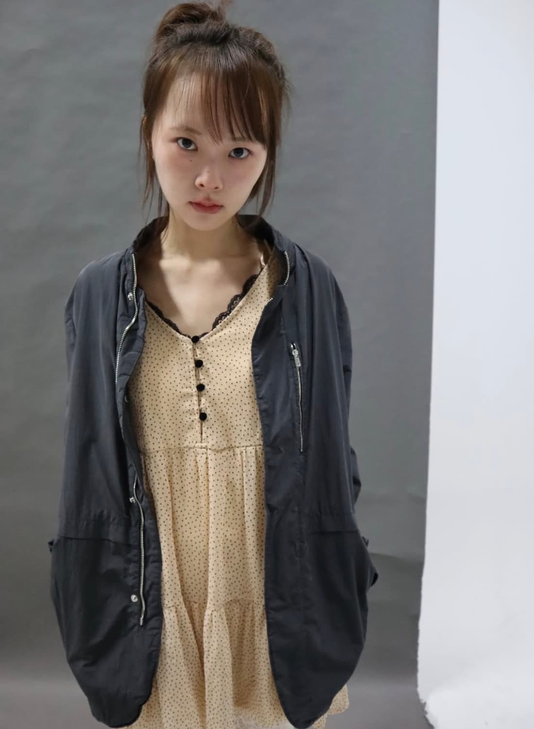 deep charcoal wind blouson 상품이미지4