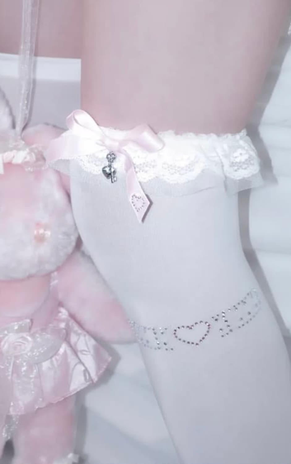엔젤가터 creamy leg garter ring 크리미 레그 가터 링 상품이미지1