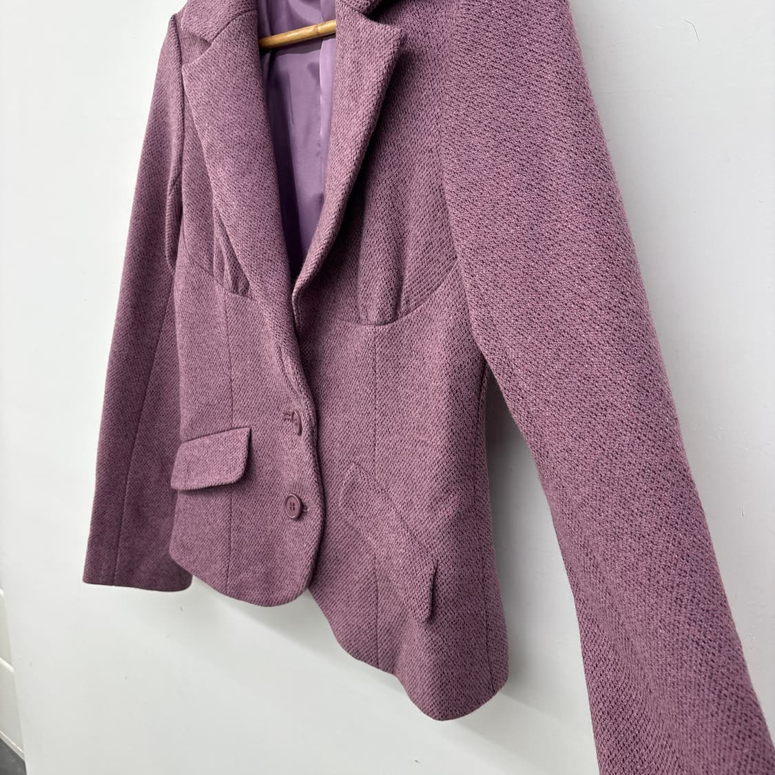 질스튜어트 퍼플 트위드 여성 자켓 여m 상품이미지4