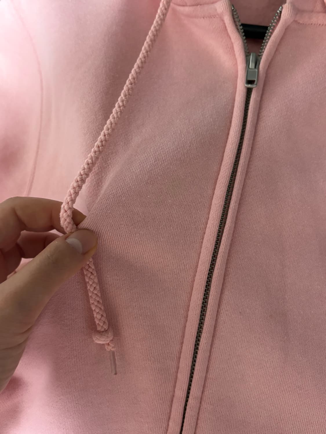 스투시 후드집업 s 핑크( 딸기우유색) 상품이미지7