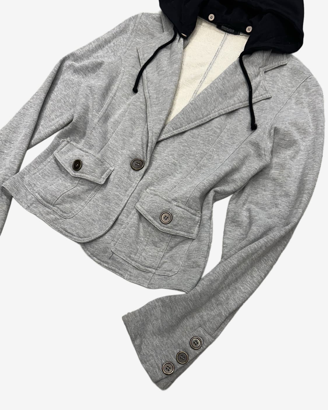 hood crop sweat blazer 상품이미지2