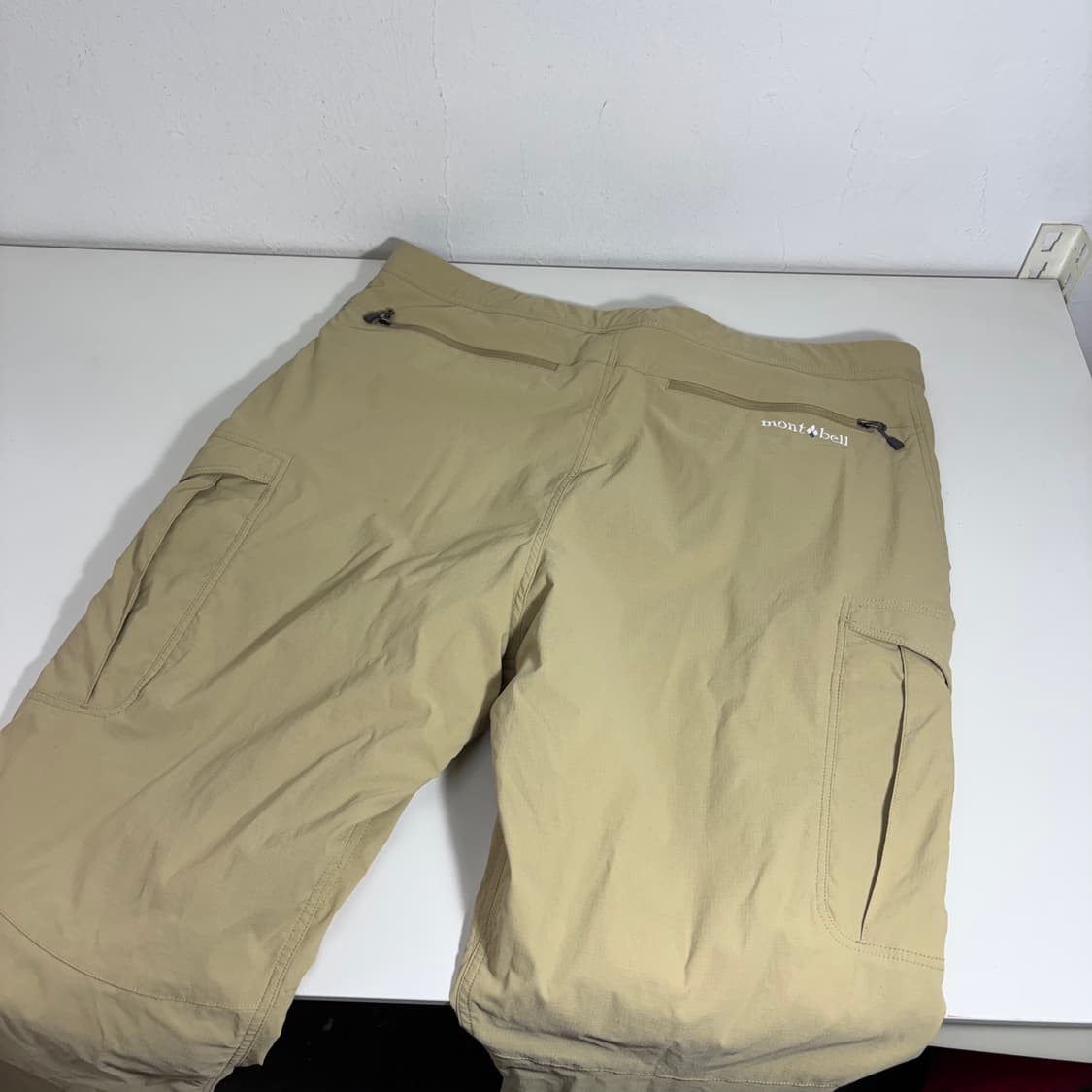 XL 몽벨 베이지 레귤러핏 카고 방한 나일론 등산팬츠 상품이미지4