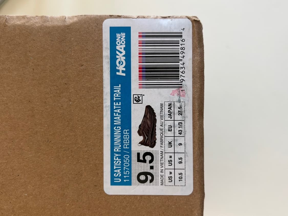 호카 x 새티스파이 마파테 스피드 4 라이트 러버  상품이미지10