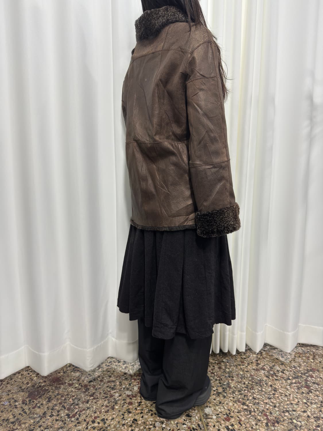 chie fur reversible jacket 상품이미지10