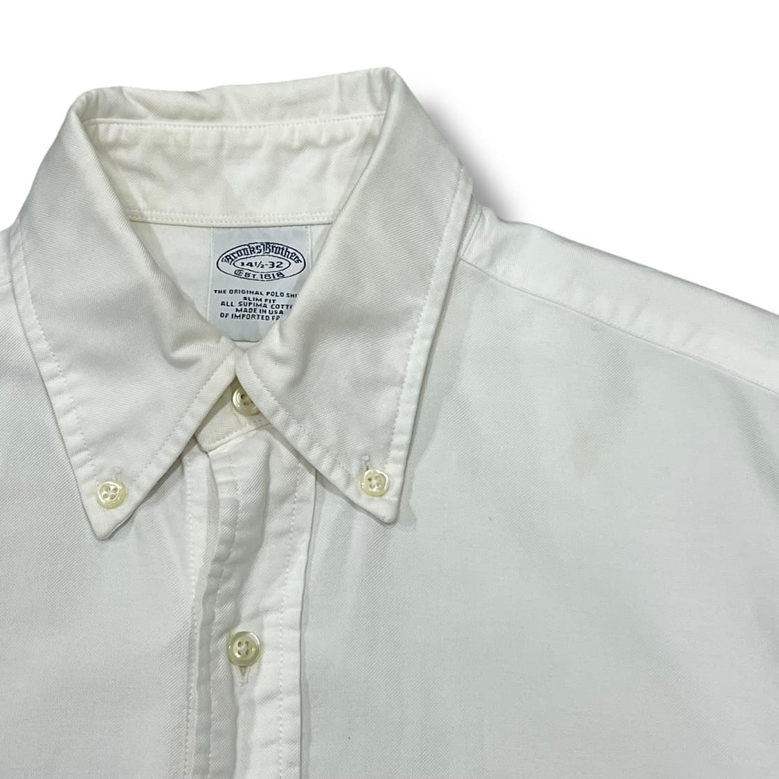 브룩스브라더스 화이트셔츠 s08440 상품이미지6