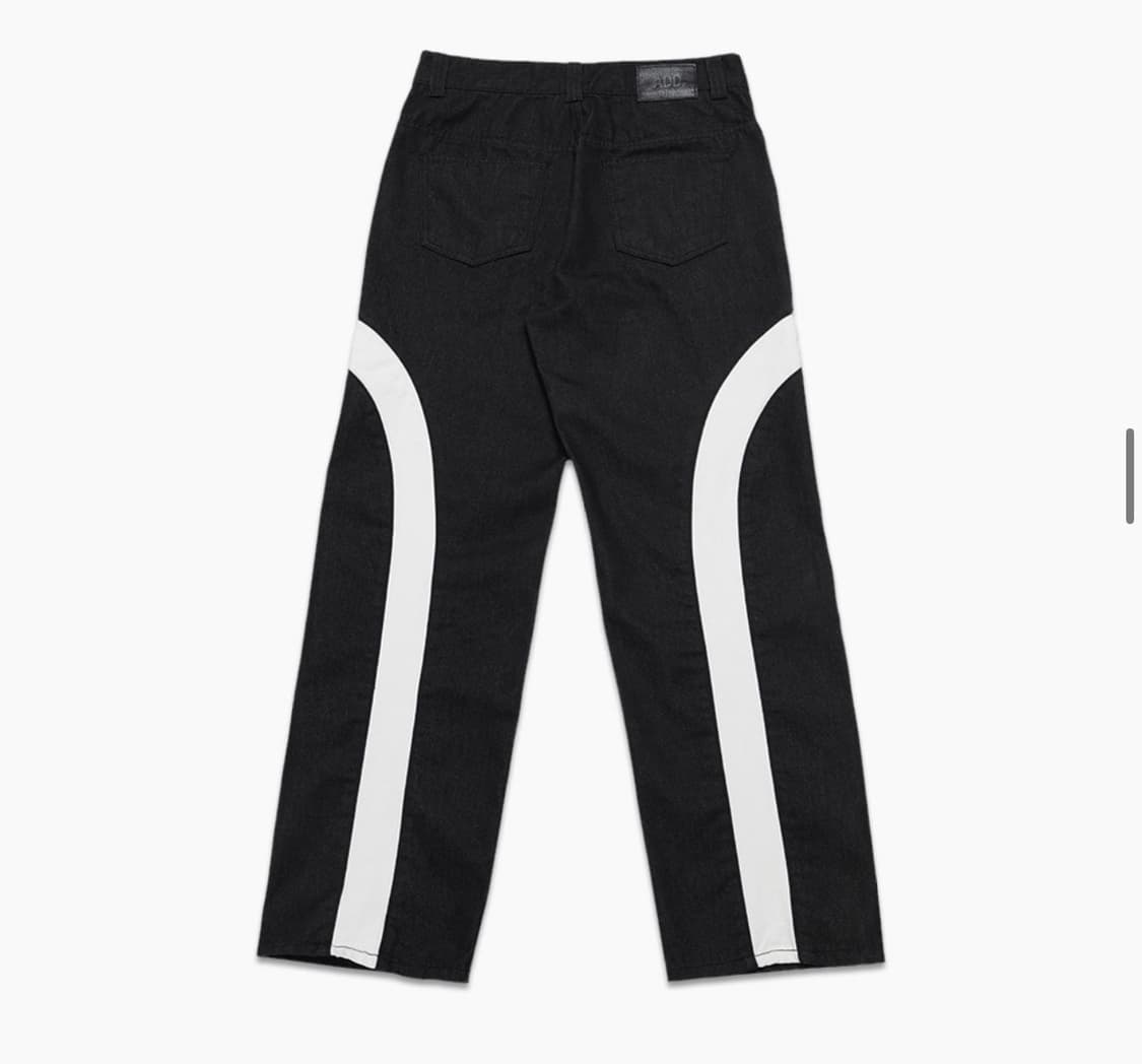 에드 와이드 데님 온 더 스트릿 블랙(화이트) L 상품이미지1