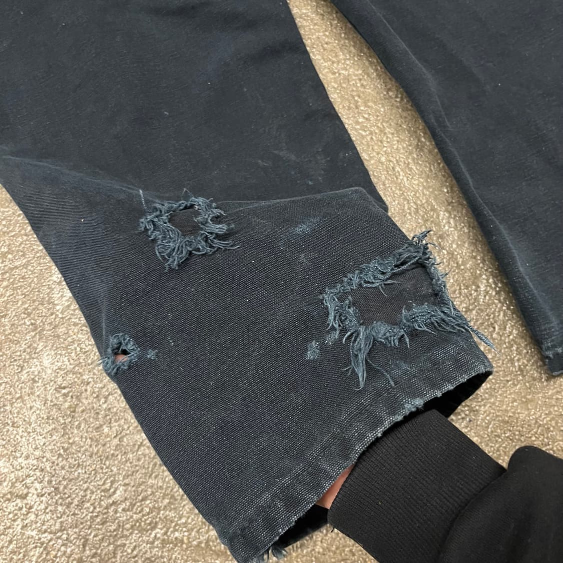 Carhartt 블랙 더블니 팬츠 (37“) 상품이미지7