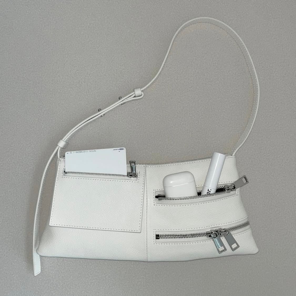 메스콜라토 ZIIP BAG 짚백 크림 상품이미지1