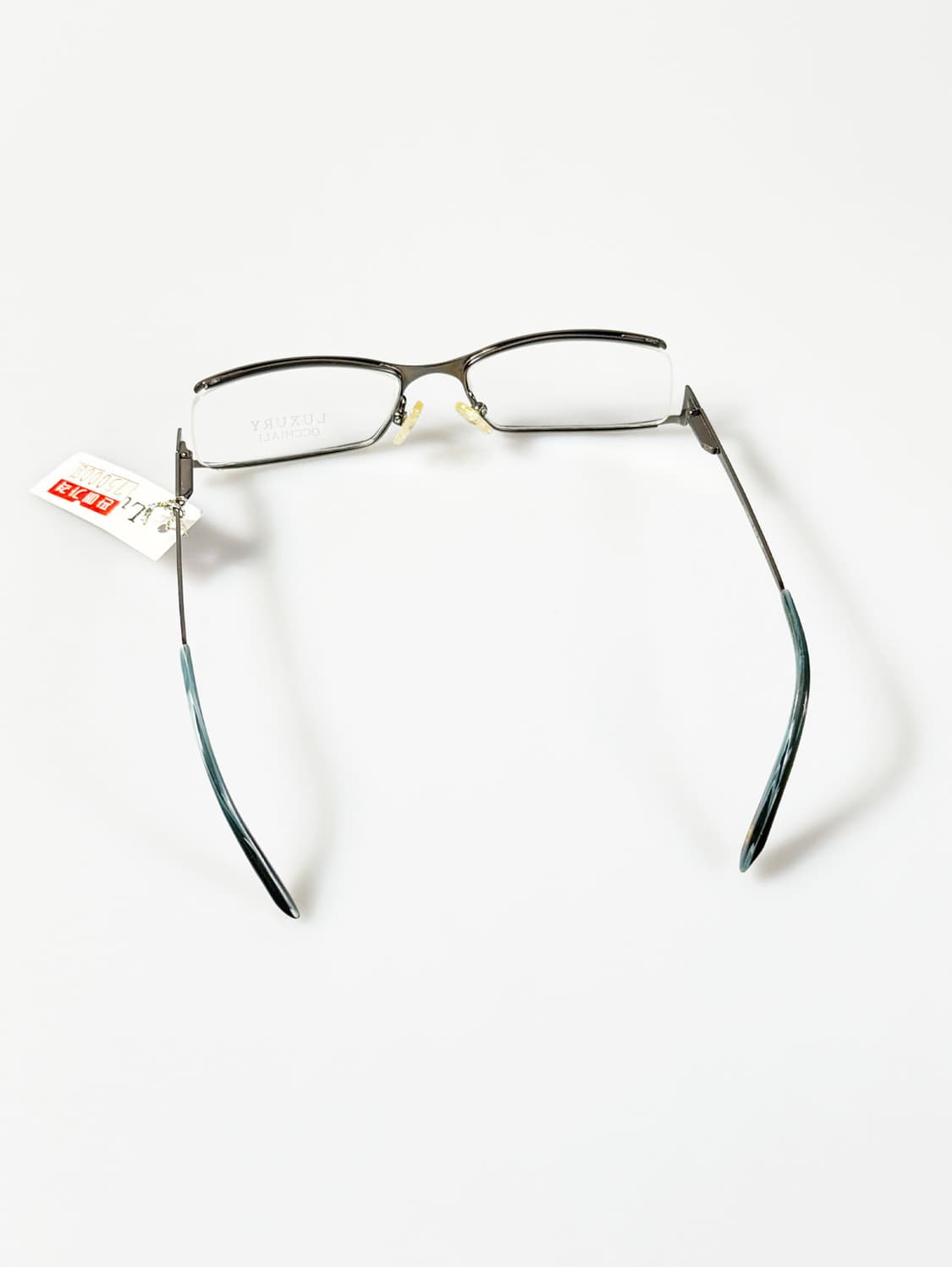 LUXURY OCCHIALI 언더림 스퀘어 메탈 빈티지 안경 상품이미지5