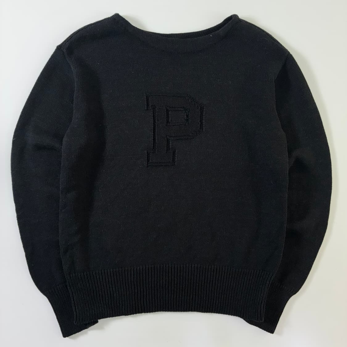 Polo 폴로 랄프로렌 P 엠브로이드 보트넥 니트 상품이미지1