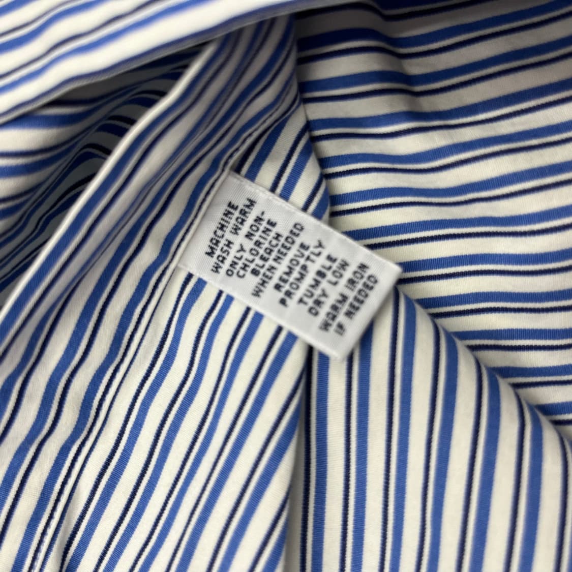 폴로 랄프로렌 네이비포니 블루 세로 단가라 셔츠 M 상품이미지6