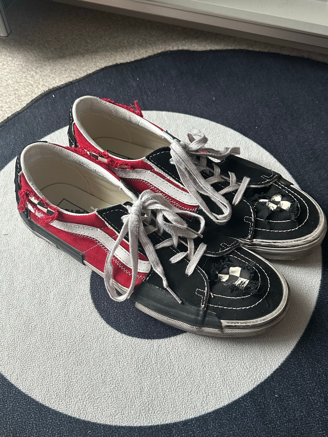 반스 스케이트 리컨스트럭트 블랙 레드 상품이미지2