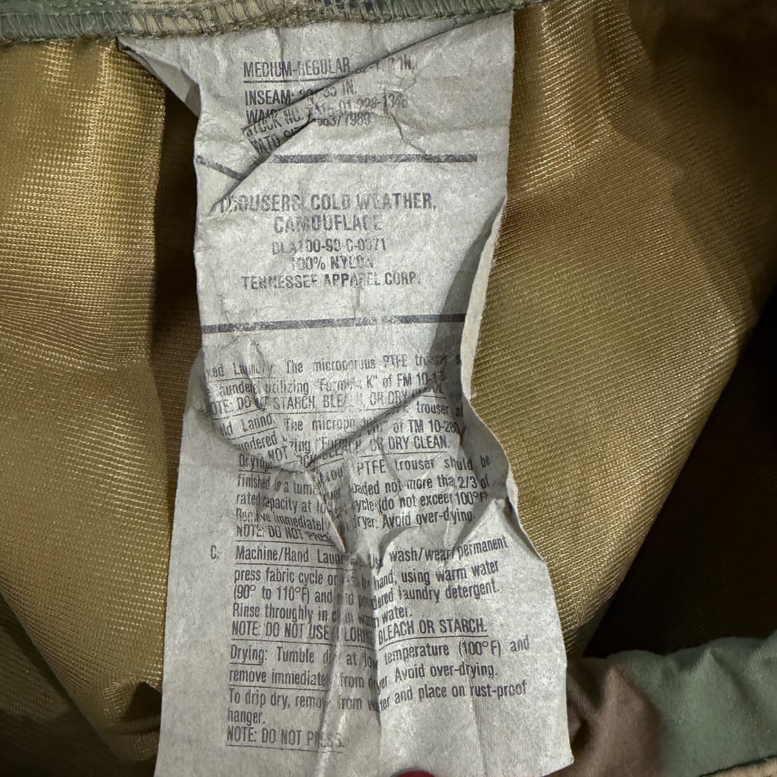 [M-R] ECWCS 우드랜드 트라우저 팬츠 상품이미지7