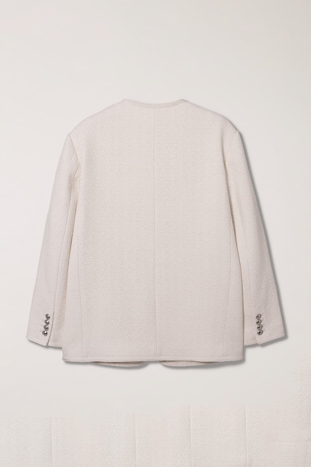 던스트 카라리스 트위드 자켓 아이보리 XL  사이즈 판매합니다. 상품이미지4