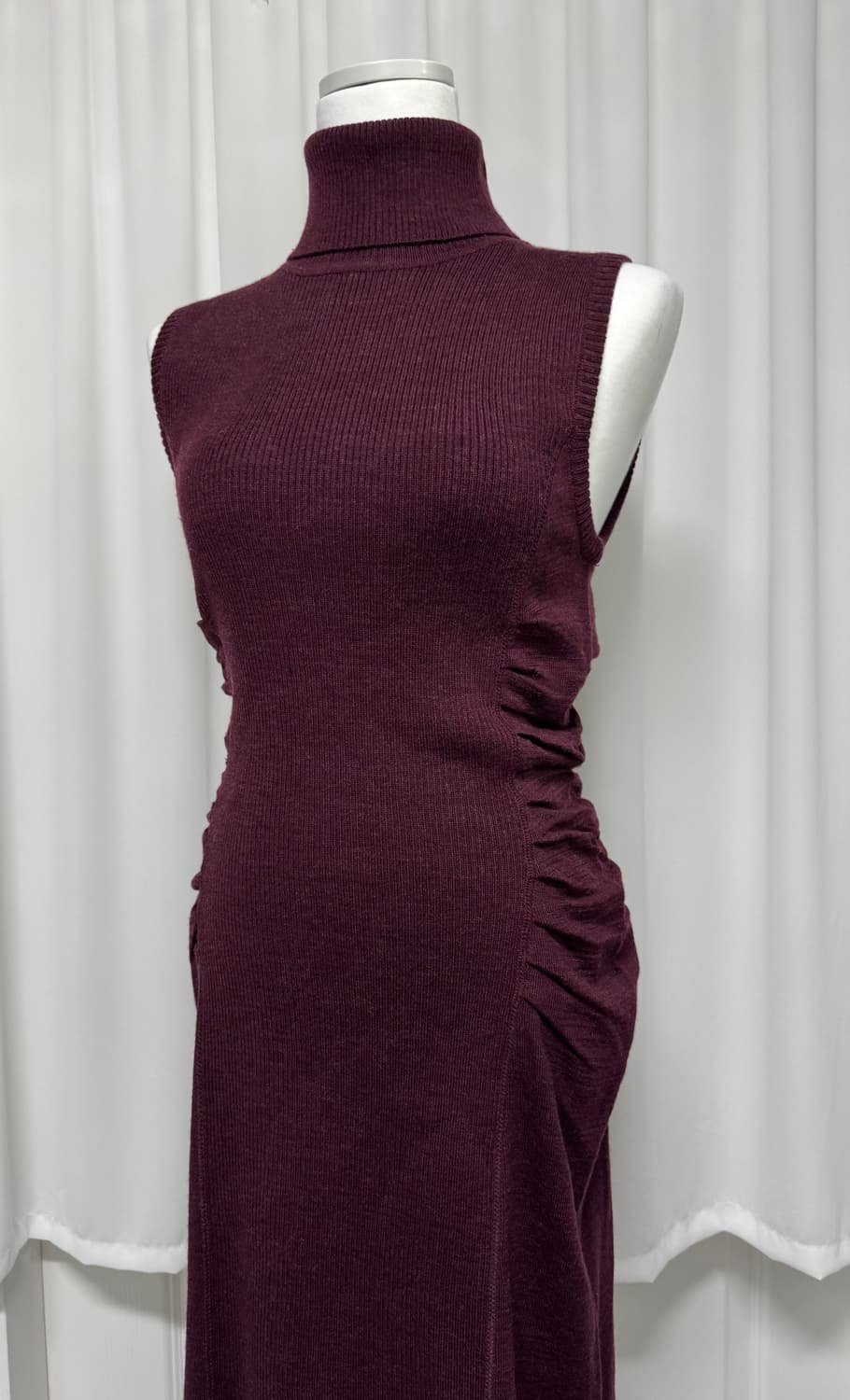 CK 캘빈클라인 골지 터틀넥 원피스 상품이미지3