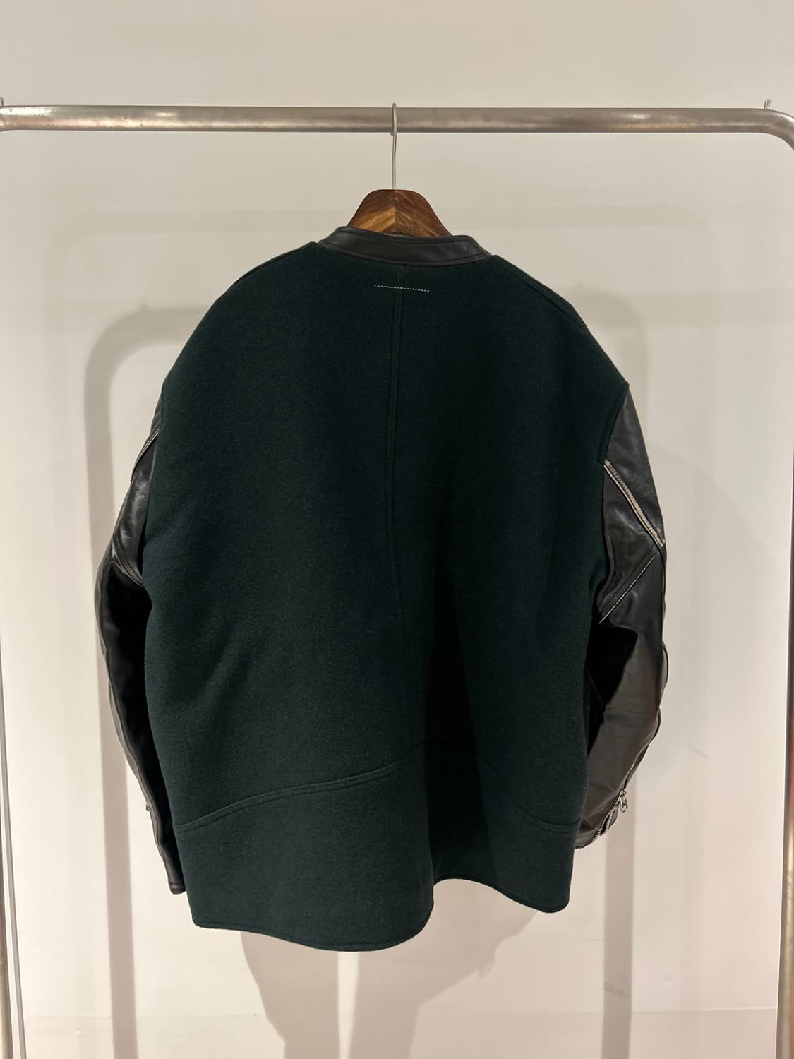 MM6 Leather Wool Mix Jacket 상품이미지6