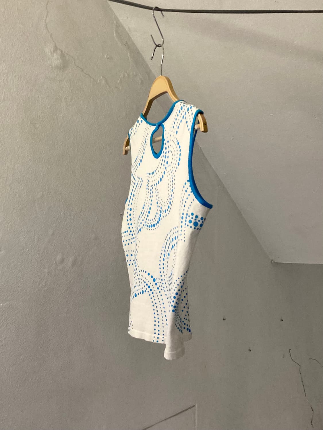 y2k 웨스턴 물방울 나시 상품이미지7