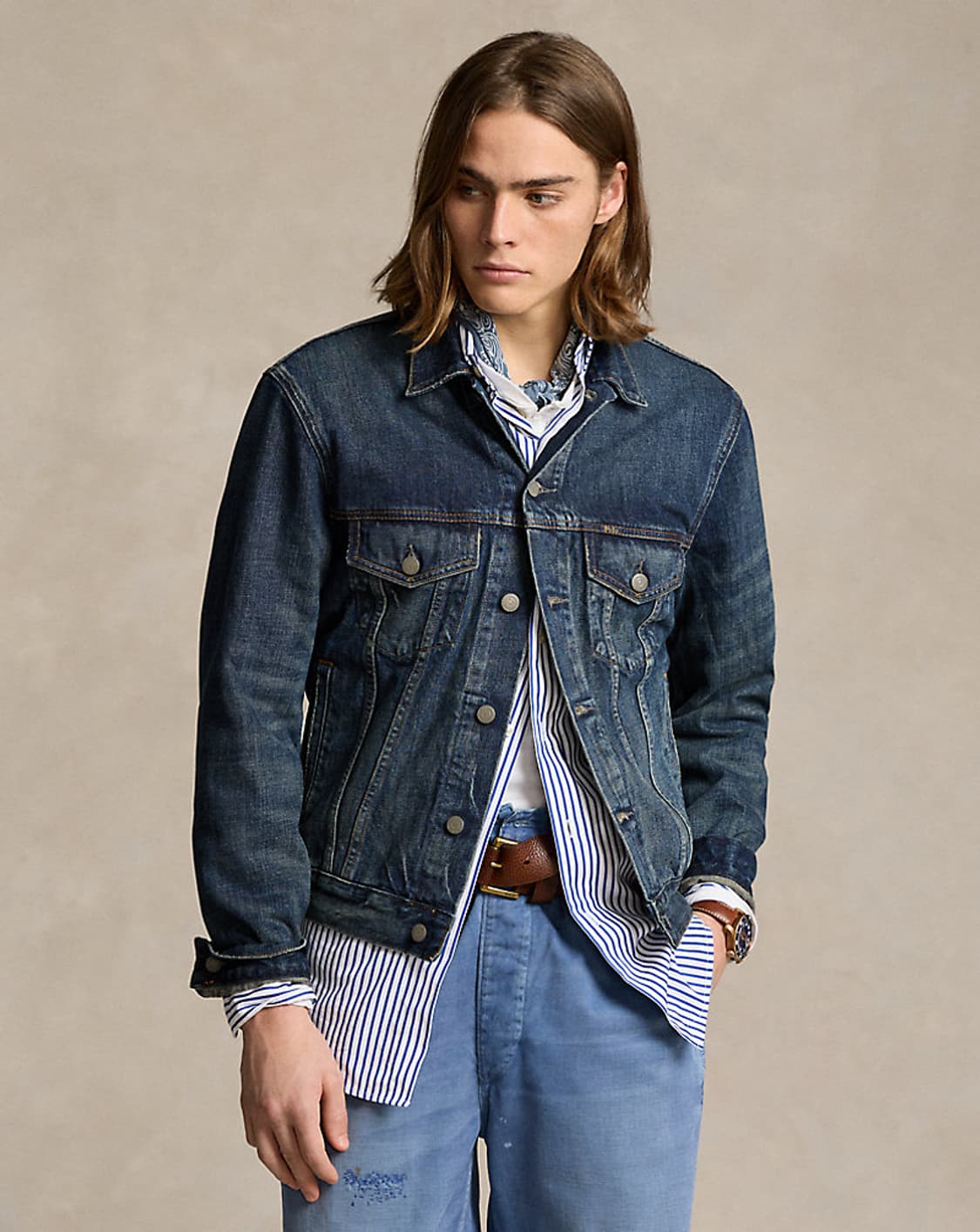 폴로 랄프로렌 페이디드 데님 트러커 자켓 L사이즈 상품이미지5