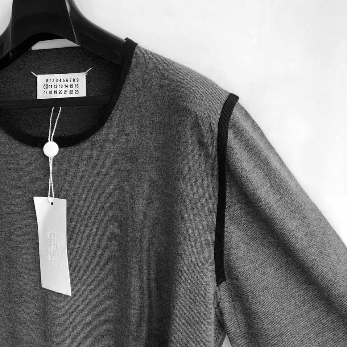 마르지엘라 / 스티치 파이핑 니트 / L 상품이미지3