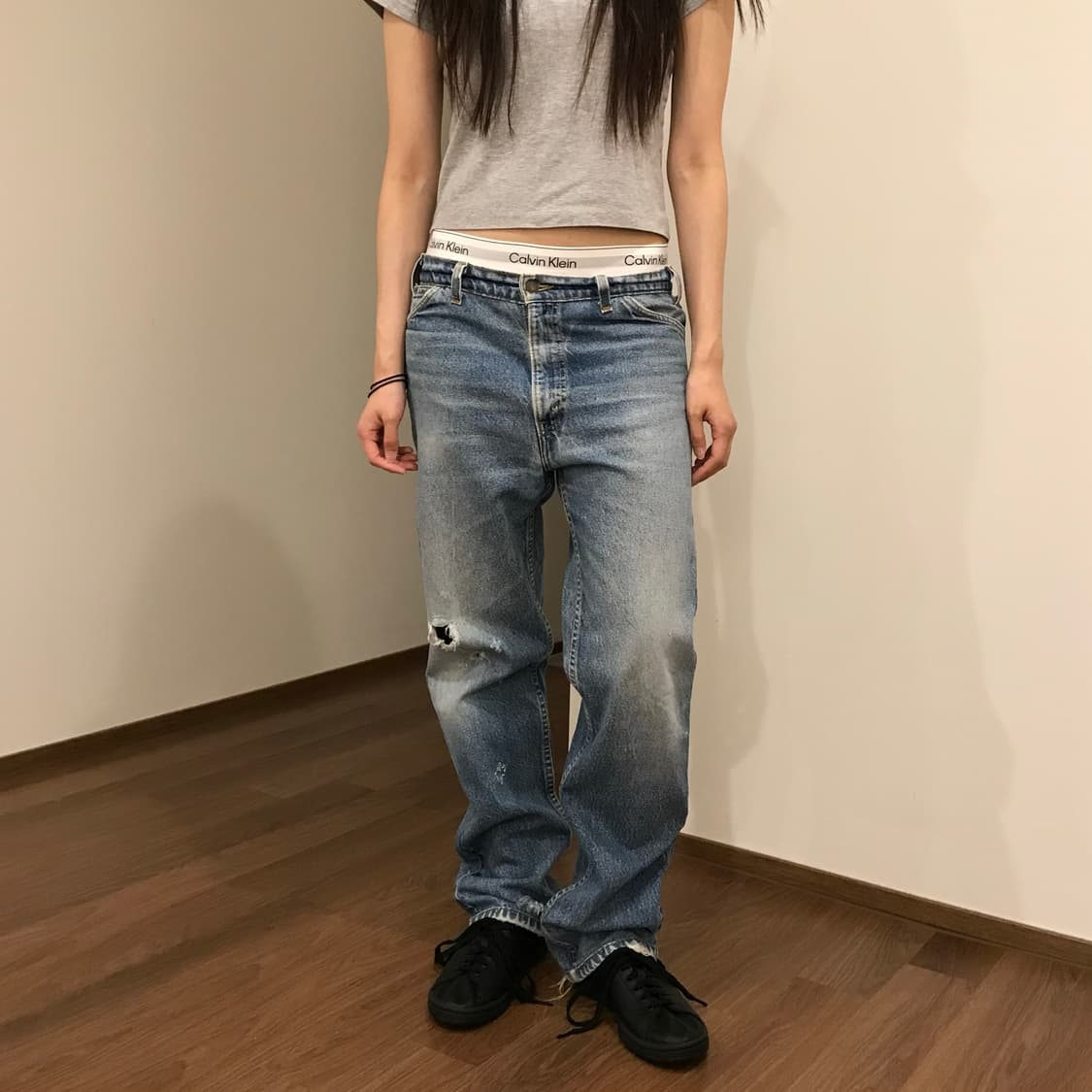 USA 리바이스 505 오렌지탭 데님 30 상품이미지3