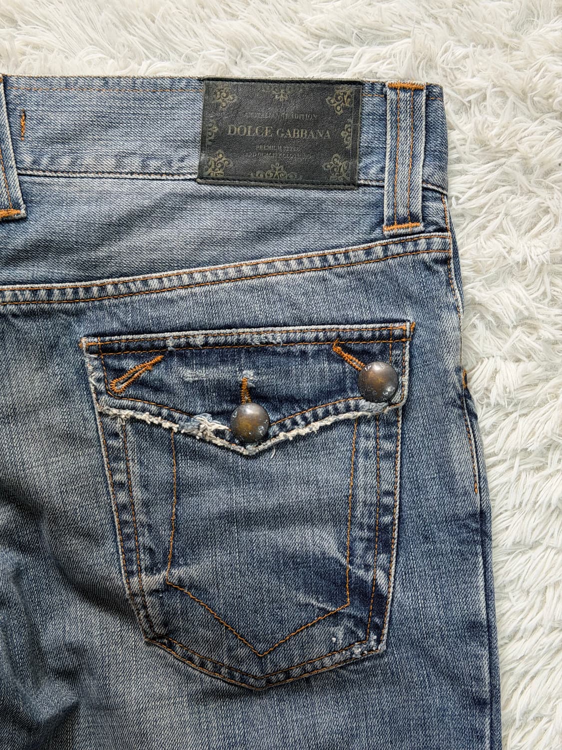 돌체앤가바나(Dolce & Gabbana) 빈티지 디스트레스드 워싱 데님 상품이미지7
