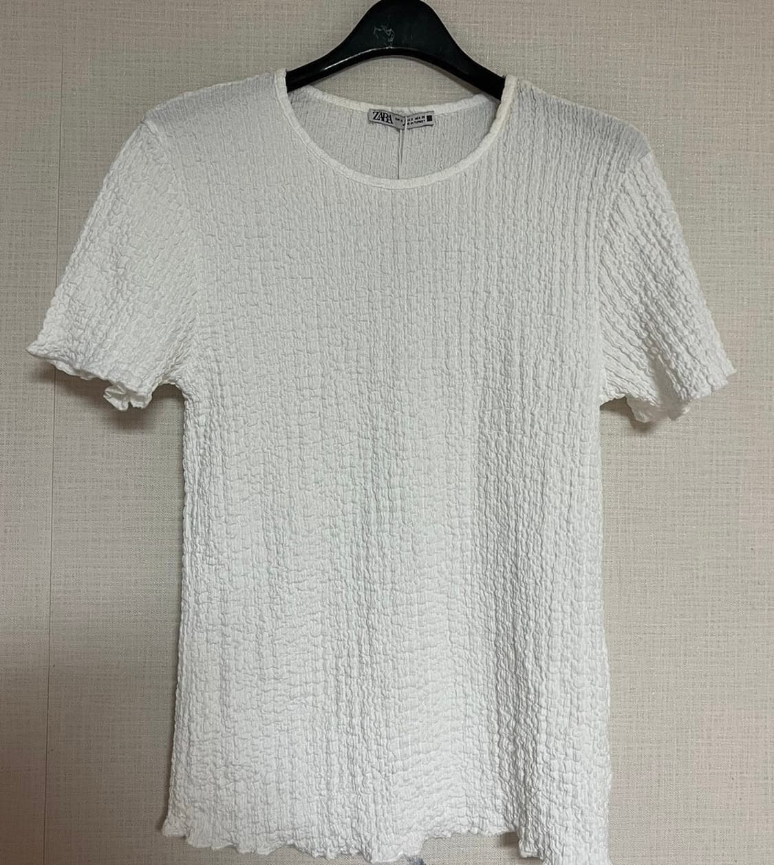 ZARA 자라 링클 티셔츠, 자라 반팔 티셔츠 상품이미지7