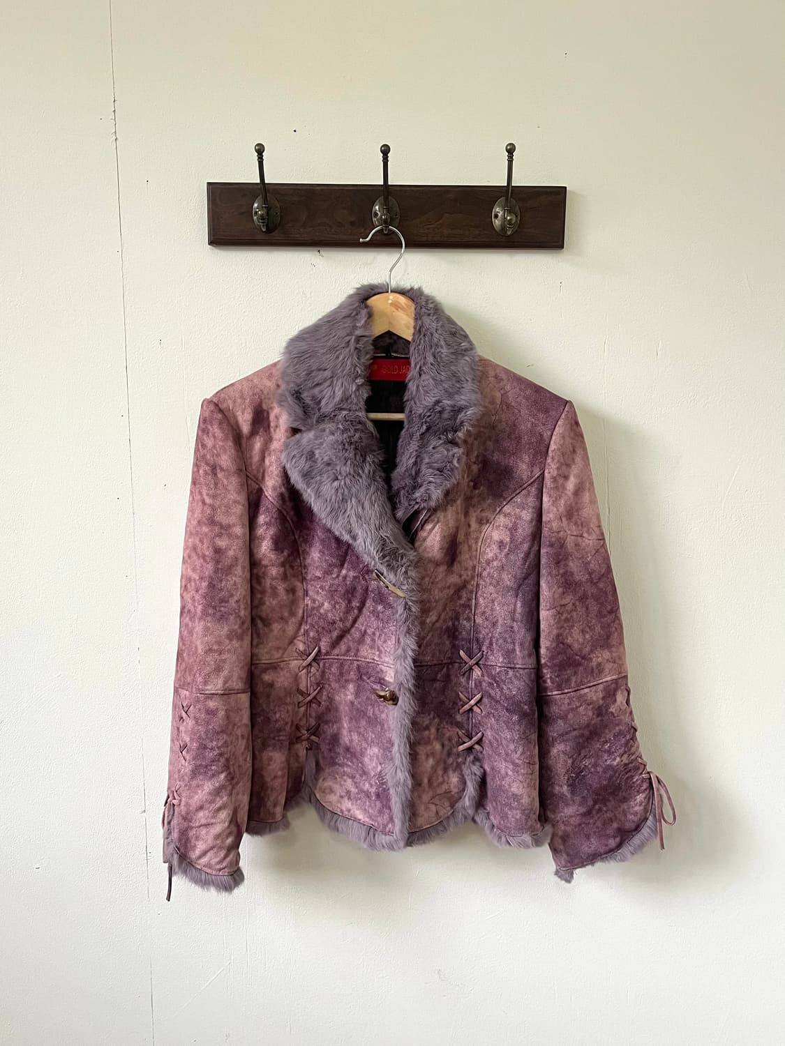 GOLD JADE 라벤더 퍼 자켓 상품이미지1