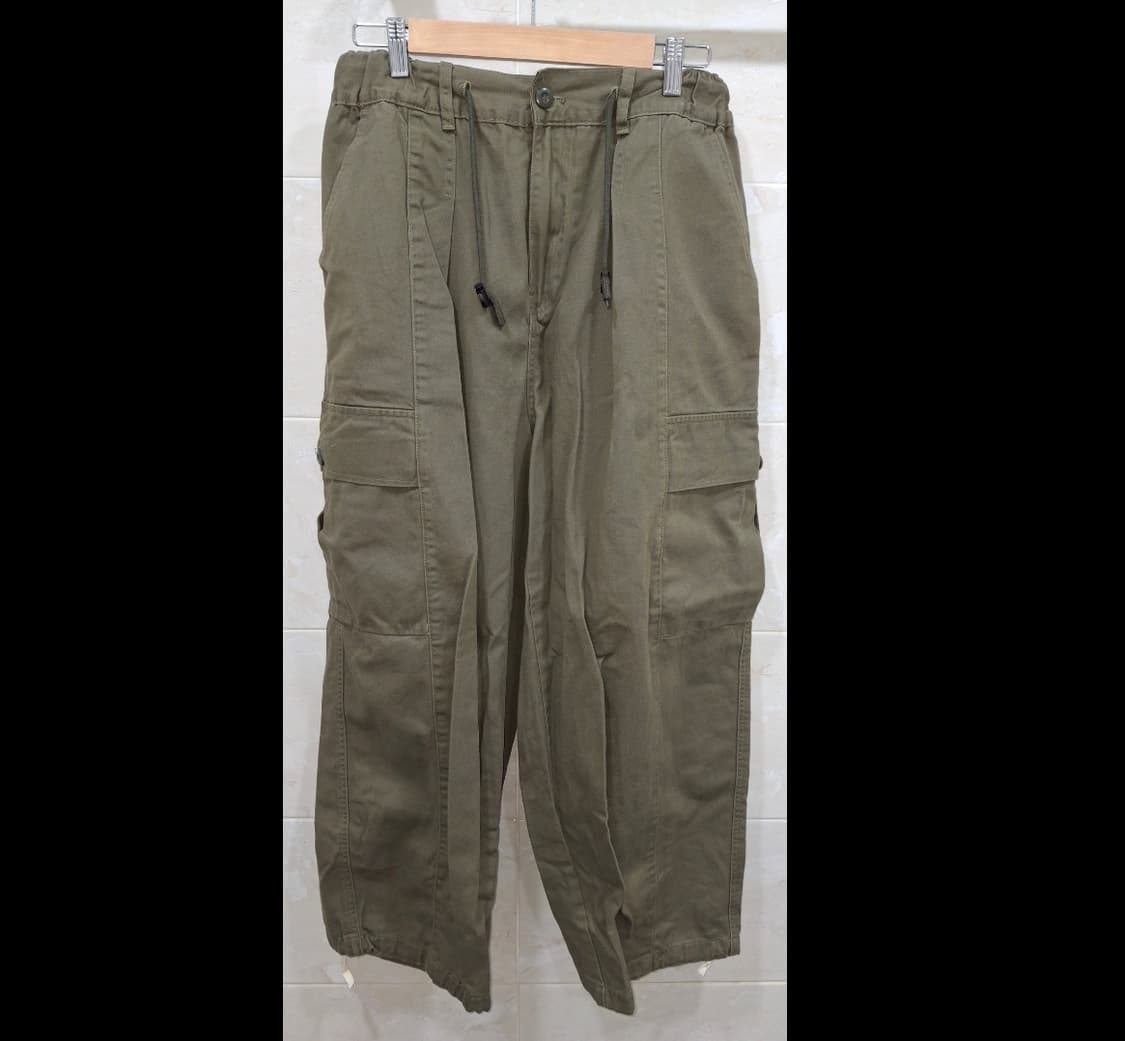 오버롤 카키 카고 팬츠 상품이미지2