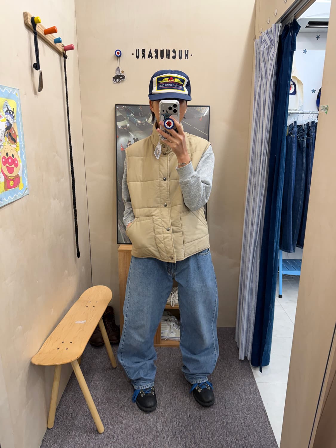 vtg high-neck vest  상품이미지7