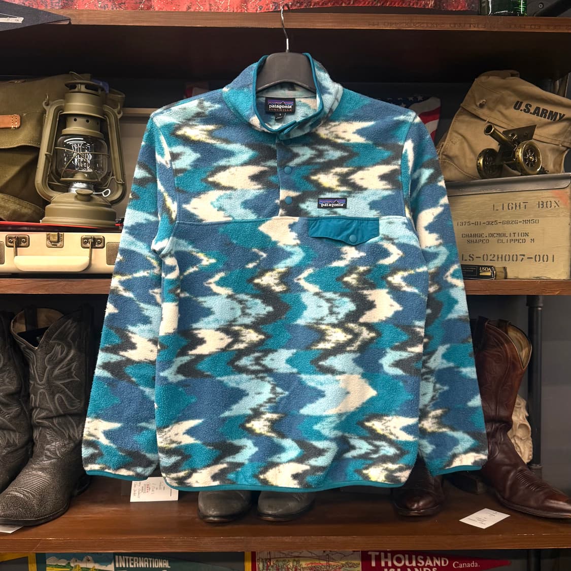 FA17 파타고니아 네이티브 패턴 신칠라 풀오버 플리스 상품이미지1