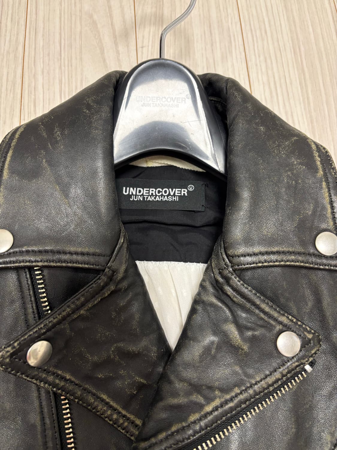 언더커버 undercover 양가죽 라이더자켓 여자사이즈 상품이미지3