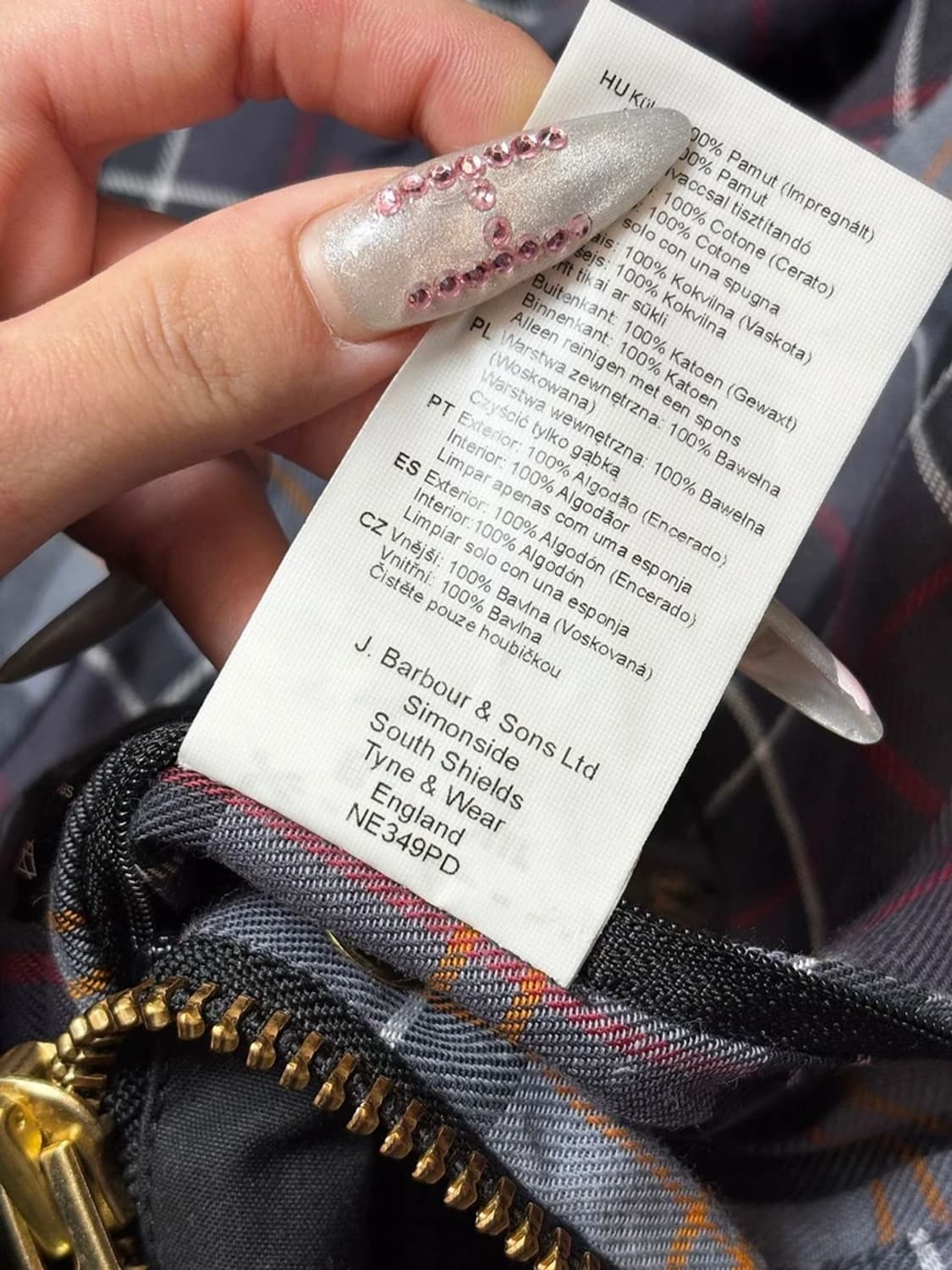 바버 18FW 인터내셔널 왁스드 벨티 자켓 PN6584 상품이미지9