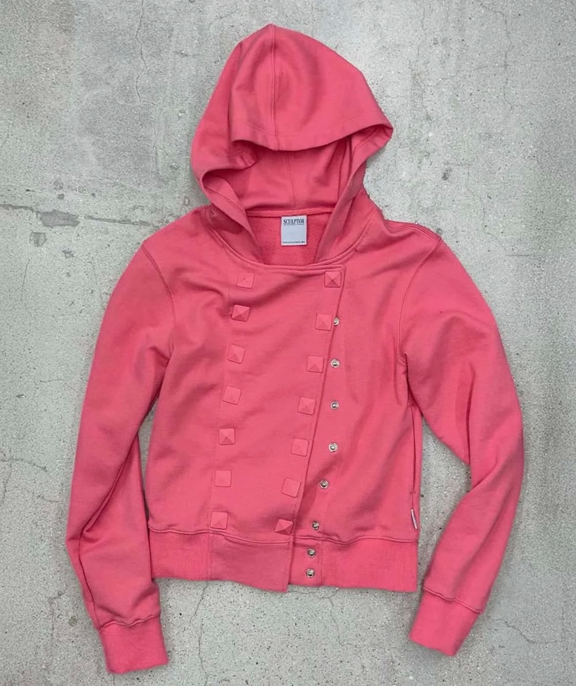 스컬프터 나폴레옹 후드 Napoleon Stud Hoodie Pink 상품이미지1