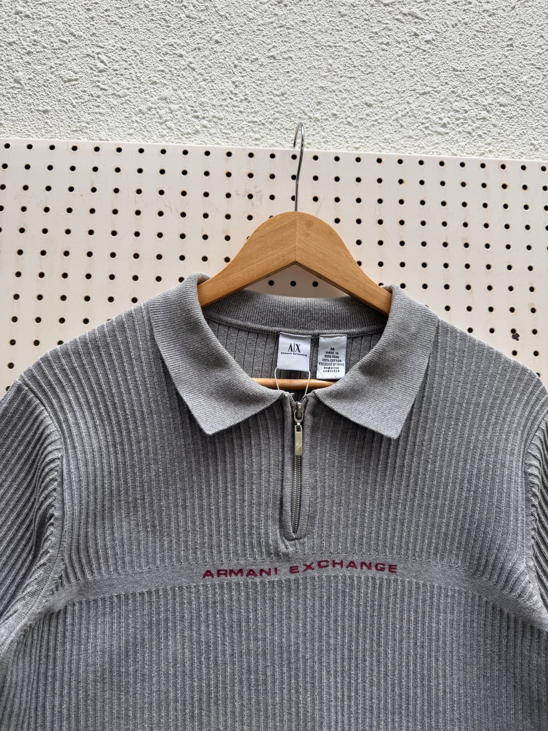 ARMANI EXCHANGE HALF ZIP 아르마니 반팔니트 상품이미지5