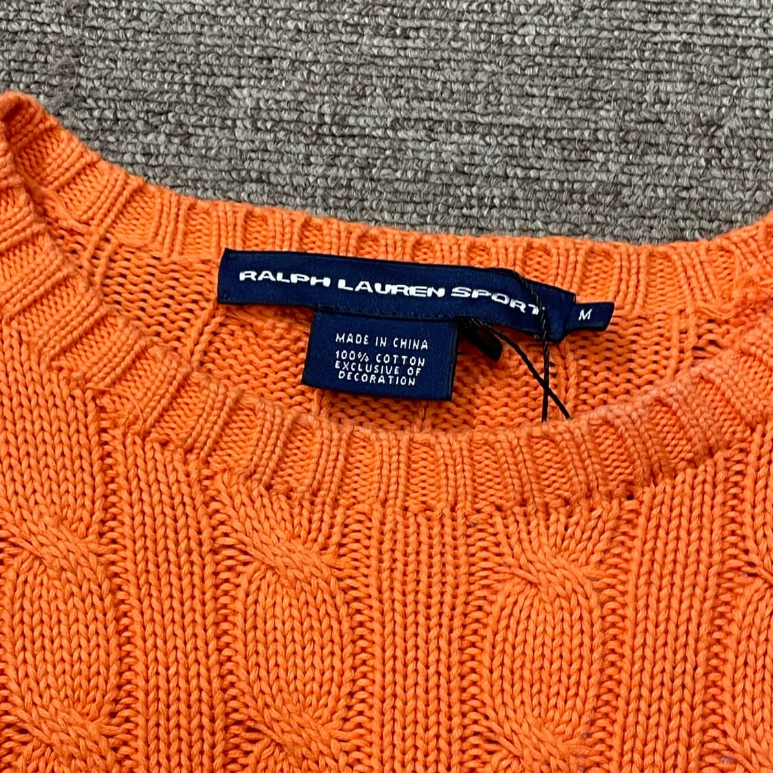(M) POLO 폴로 랄프로렌 케이블 니트 상품이미지7