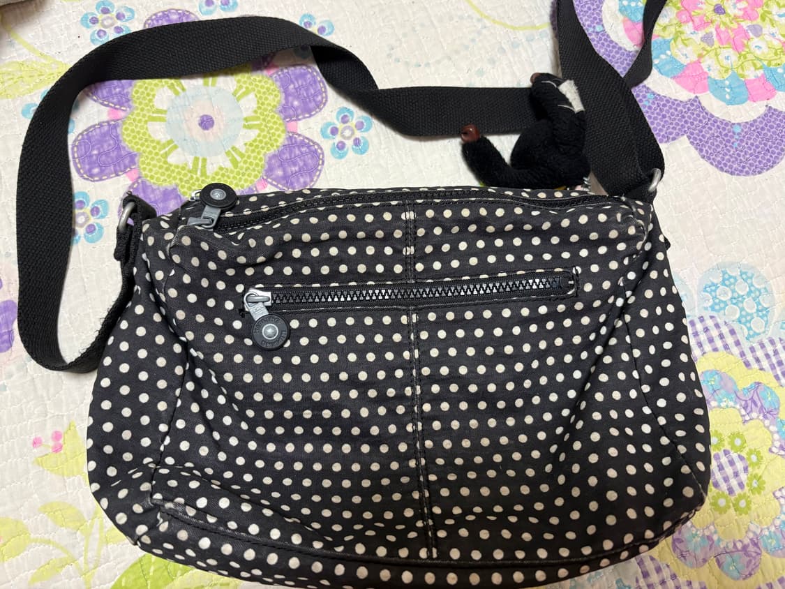 Y2K 키플링 도트 크로스백+ 키링포함 상품이미지2