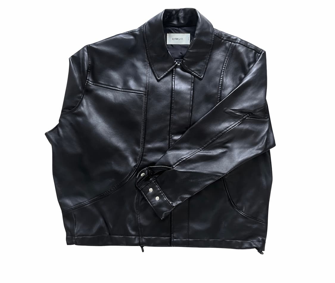 키뮤어 가죽자켓 상품이미지1