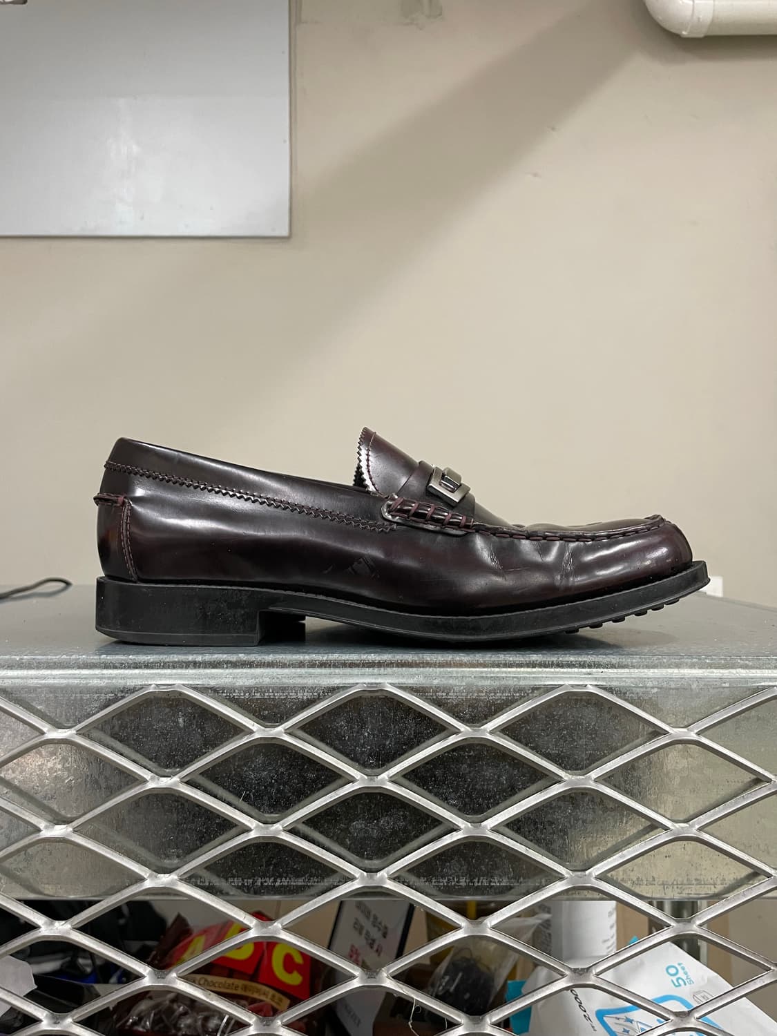 토즈 레더 버클 로퍼 버건디 7 (gr-4697) 상품이미지4