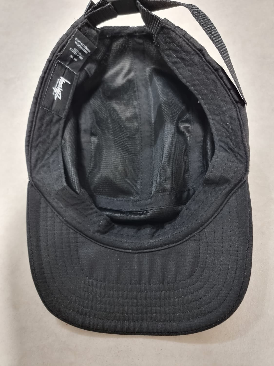 스투시 블랙 캠프캡 상품이미지6