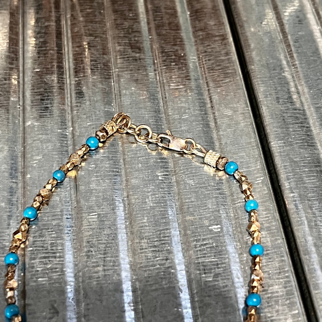 실버 비즈 터키석 팔찌 인디언주얼리 네이티브아메리칸 상품이미지4